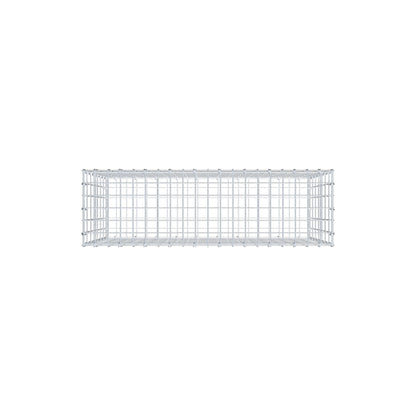 Gabion 100 cm x 70 cm x 30 cm (L x H x P), mailles 5 cm x 10 cm, anneau en C