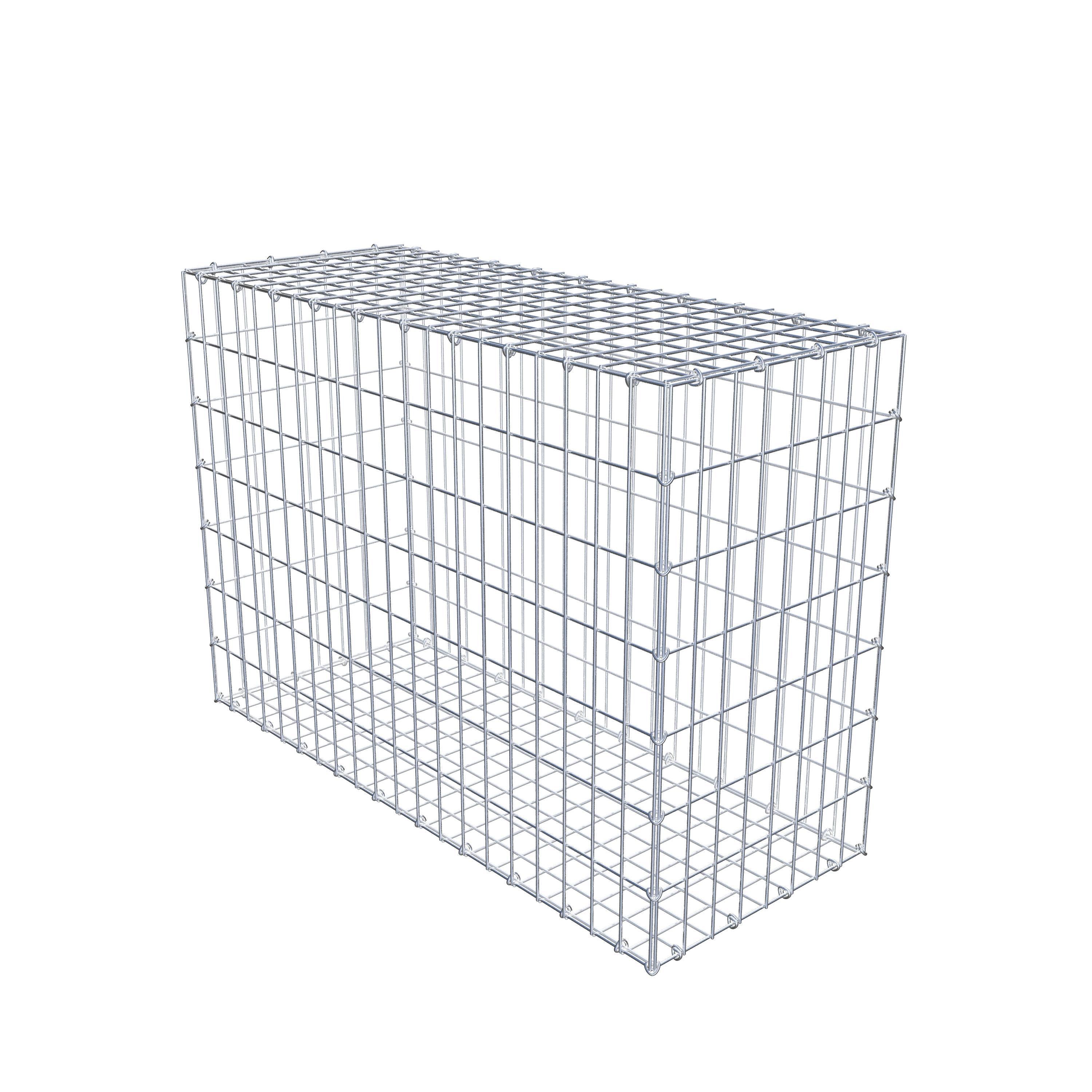 Gabion 100 cm x 70 cm x 40 cm (L x H x D), maskestørrelse 5 cm x 10 cm, C-ring