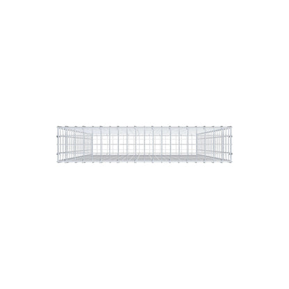 Gabion 200 cm x 100 cm x 20 cm (L x H x D), mesh size 5 cm x 10 cm, C-ring
