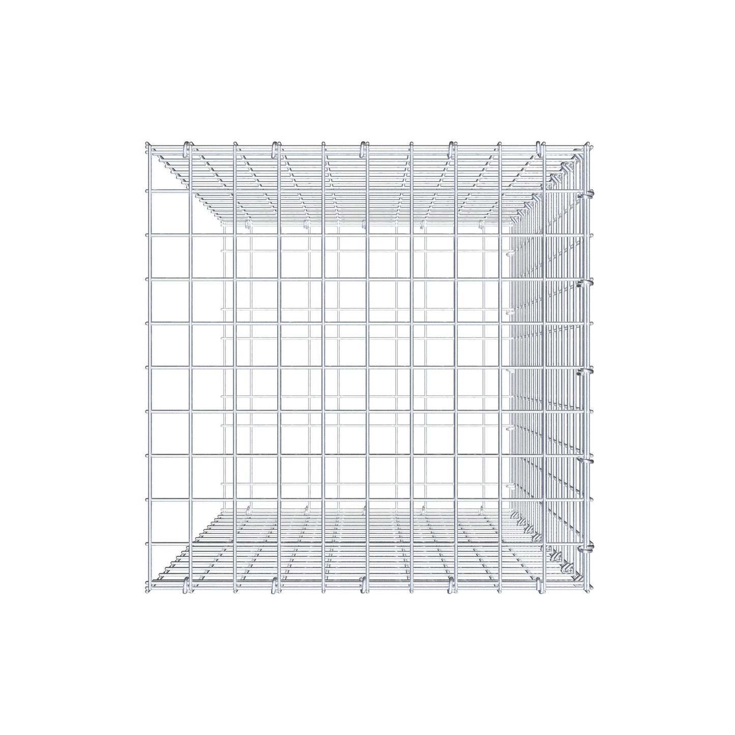 Pile aggiuntivo tipo 2 80 cm x 50 cm x 50 cm (L x H x P), maglia 5 cm x 5 cm, anello a C