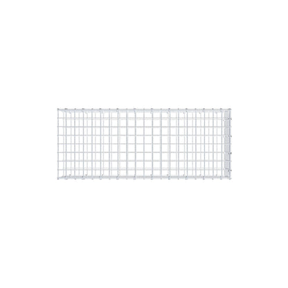 Monteret gabion type 2 100 cm x 20 cm x 40 cm (L x H x D), maskestørrelse 5 cm x 5 cm, C-ring