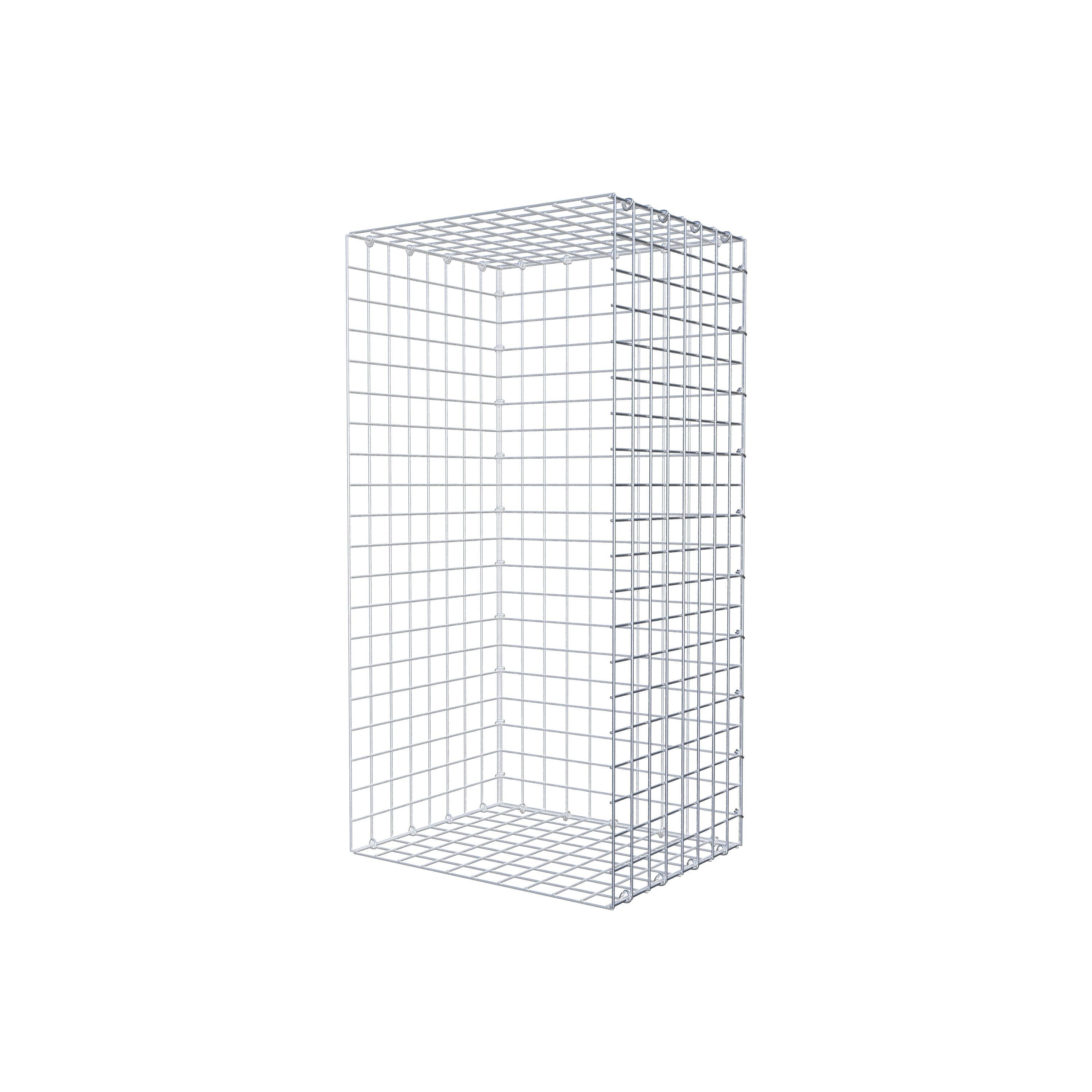 Tilläggspåle typ 2 100 cm x 40 cm x 50 cm (L x H x D), maskstorlek 5 cm x 5 cm, C-ring