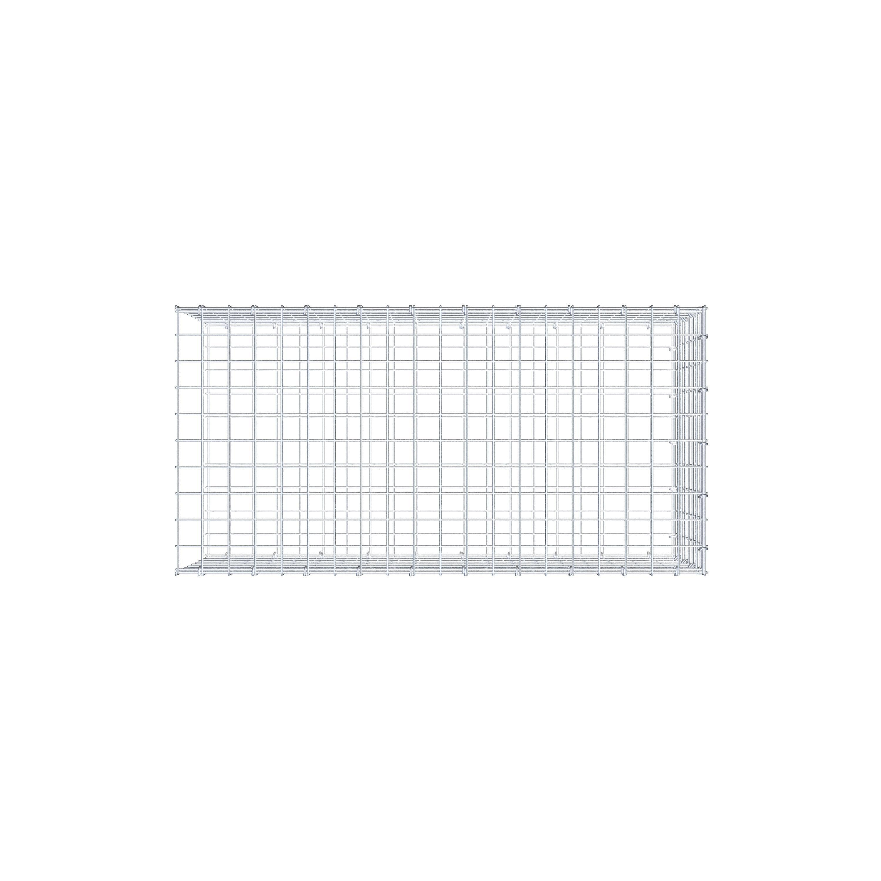 Tilläggspåle typ 2 100 cm x 40 cm x 50 cm (L x H x D), maskstorlek 5 cm x 5 cm, C-ring