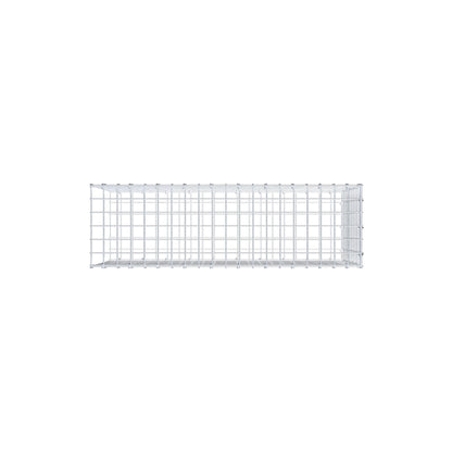 Monteret gabion type 2 100 cm x 50 cm x 30 cm (L x H x D), maskestørrelse 5 cm x 5 cm, C-ring