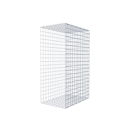 Monteret gabion type 2 100 cm x 60 cm x 40 cm (L x H x D), maskestørrelse 5 cm x 5 cm, C-ring