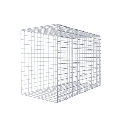 Monteret gabion type 2 100 cm x 70 cm x 50 cm (L x H x D), maskestørrelse 5 cm x 5 cm, C-ring