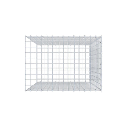 Monteret gabion type 2 100 cm x 70 cm x 50 cm (L x H x D), maskestørrelse 5 cm x 5 cm, C-ring