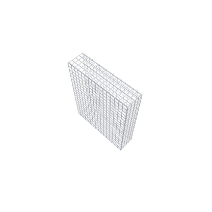 Monteret gabion type 2 100 cm x 80 cm x 20 cm (L x H x D), maskestørrelse 5 cm x 5 cm, C-ring