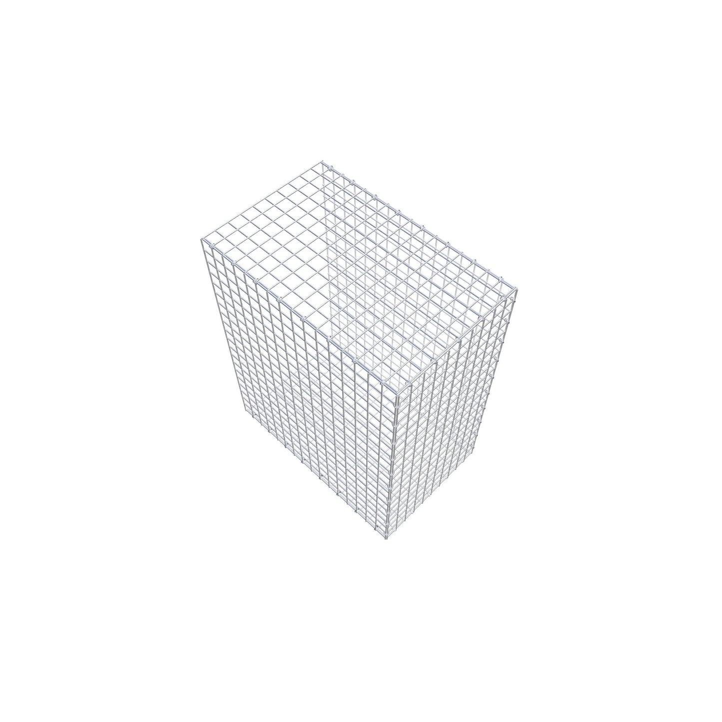 Gavión adicional tipo 2 100 cm x 80 cm x 50 cm (L x A x P), malla 5 cm x 5 cm, anillo en C