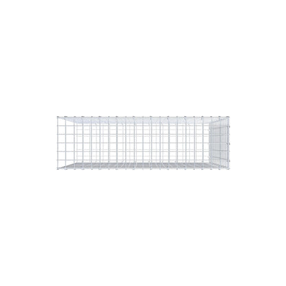 Monteret gabion type 2 100 cm x 90 cm x 30 cm (L x H x D), maskestørrelse 5 cm x 5 cm, C-ring