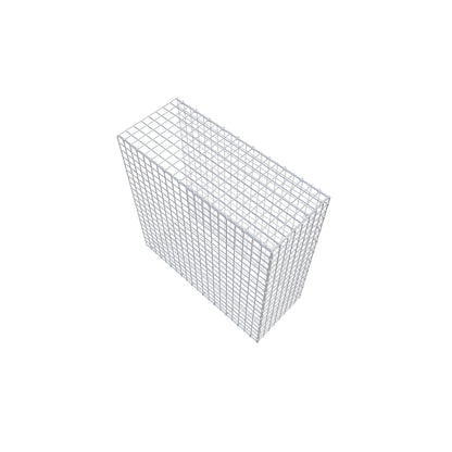 Monteret gabion type 2 100 cm x 100 cm x 40 cm (L x H x D), maskestørrelse 5 cm x 5 cm, C-ring