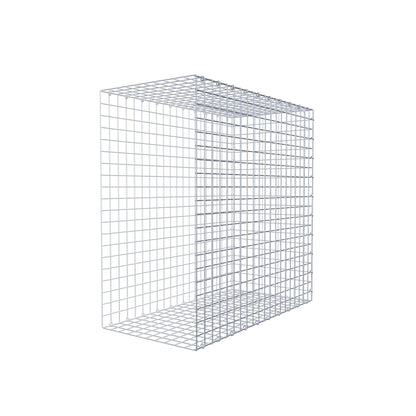 Monteret gabion type 2 100 cm x 100 cm x 50 cm (L x H x D), maskestørrelse 5 cm x 5 cm, C-ring