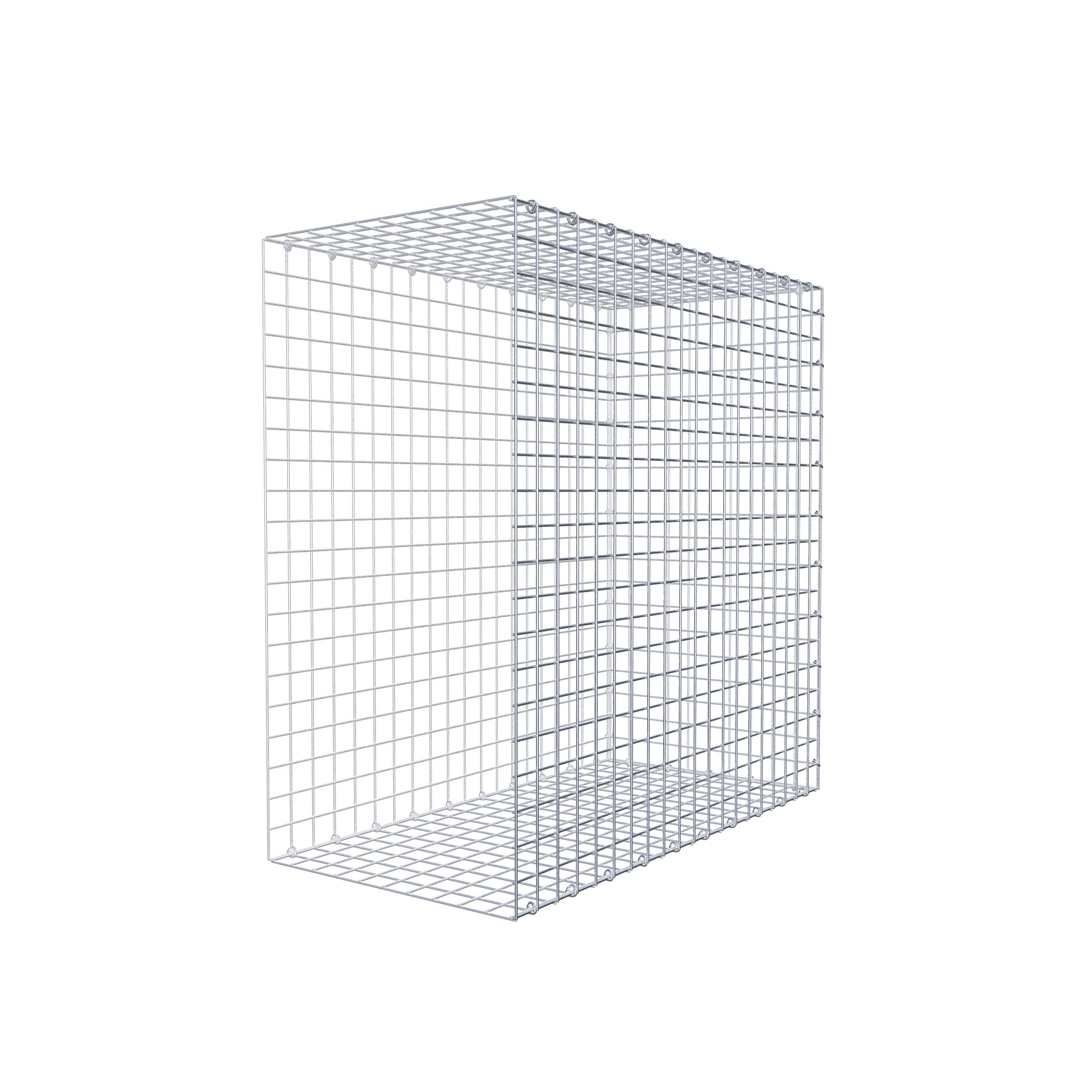 Gavión adicional tipo 2 100 cm x 100 cm x 50 cm (L x A x P), malla 5 cm x 5 cm, anillo en C