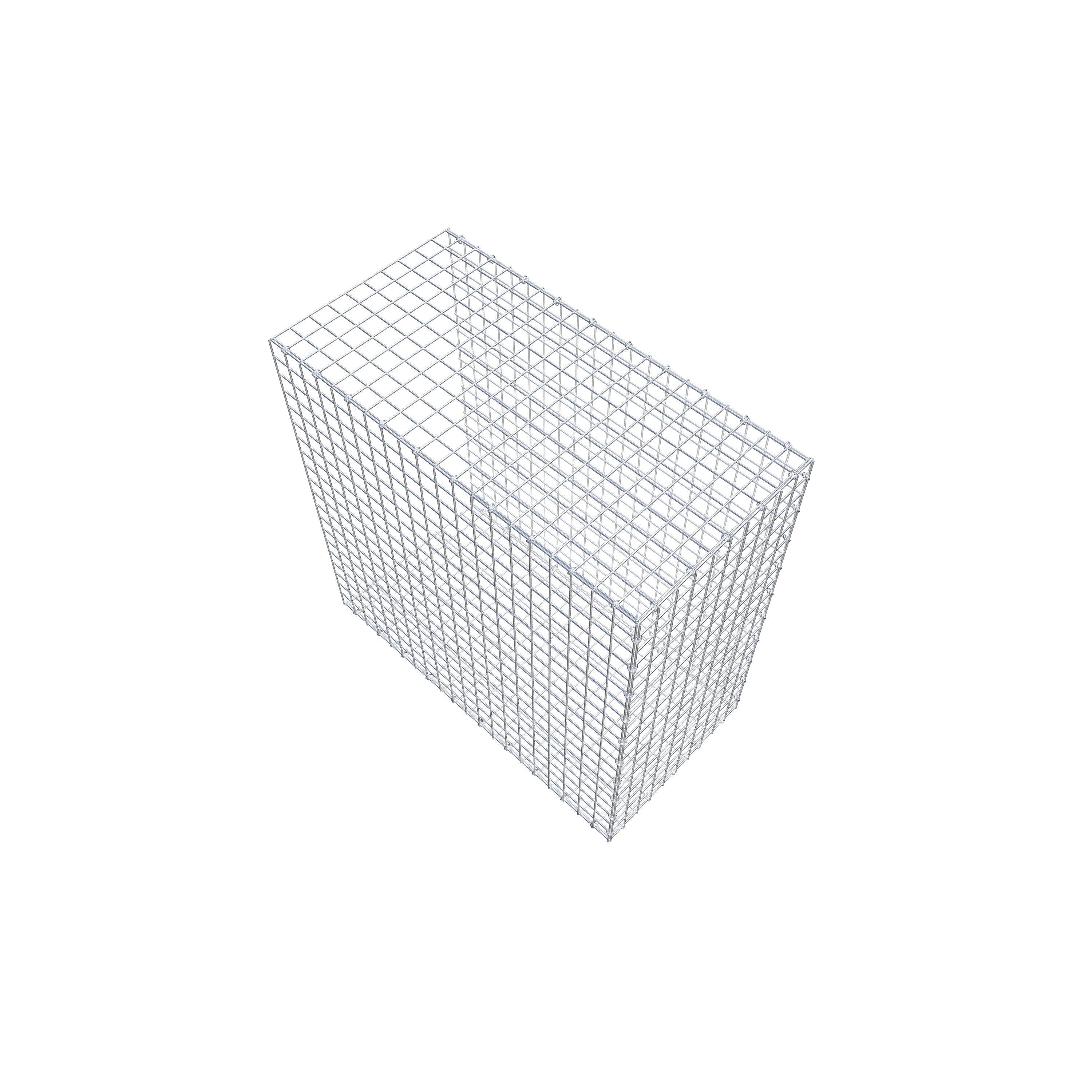 Gavión adicional tipo 2 100 cm x 100 cm x 50 cm (L x A x P), malla 5 cm x 5 cm, anillo en C