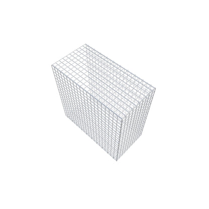 Monteret gabion type 2 100 cm x 100 cm x 50 cm (L x H x D), maskestørrelse 5 cm x 5 cm, C-ring