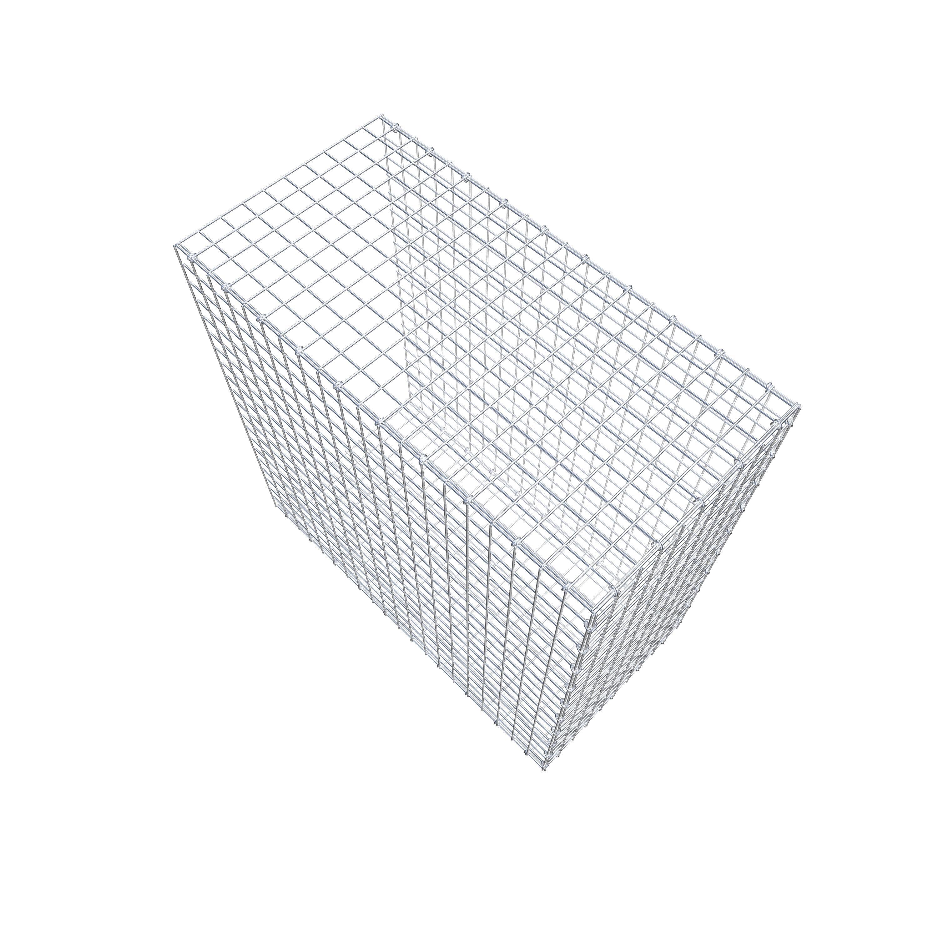 Gavión adicional tipo 2 100 cm x 100 cm x 50 cm (L x A x P), malla 5 cm x 5 cm, anillo en C