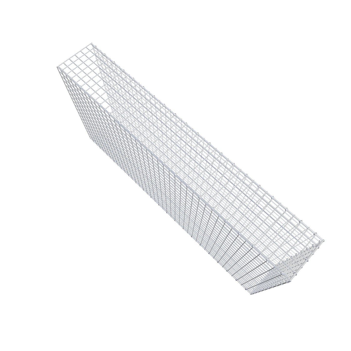 Anbaugabione Typ 2 200 cm x 100 cm x 30 cm (L x H x T), Maschenweite 5 cm x 5 cm, C-Ring
