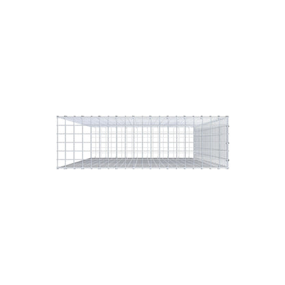 Anbaugabione Typ 2 200 cm x 100 cm x 30 cm (L x H x T), Maschenweite 5 cm x 5 cm, C-Ring