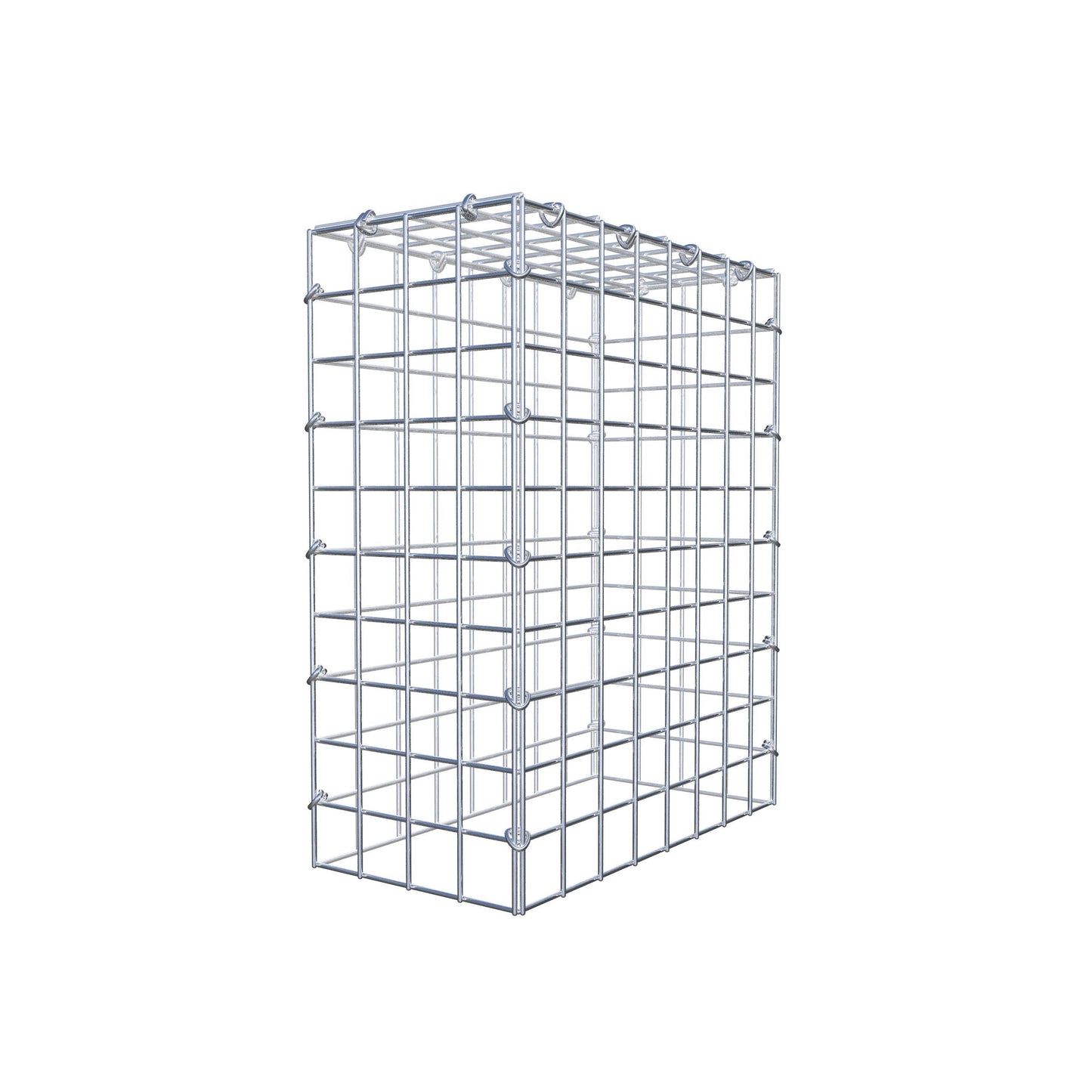 Anbaugabione Typ 3 50 cm x 40 cm x 20 cm (L x H x T), Maschenweite 5 cm x 5 cm, C-Ring