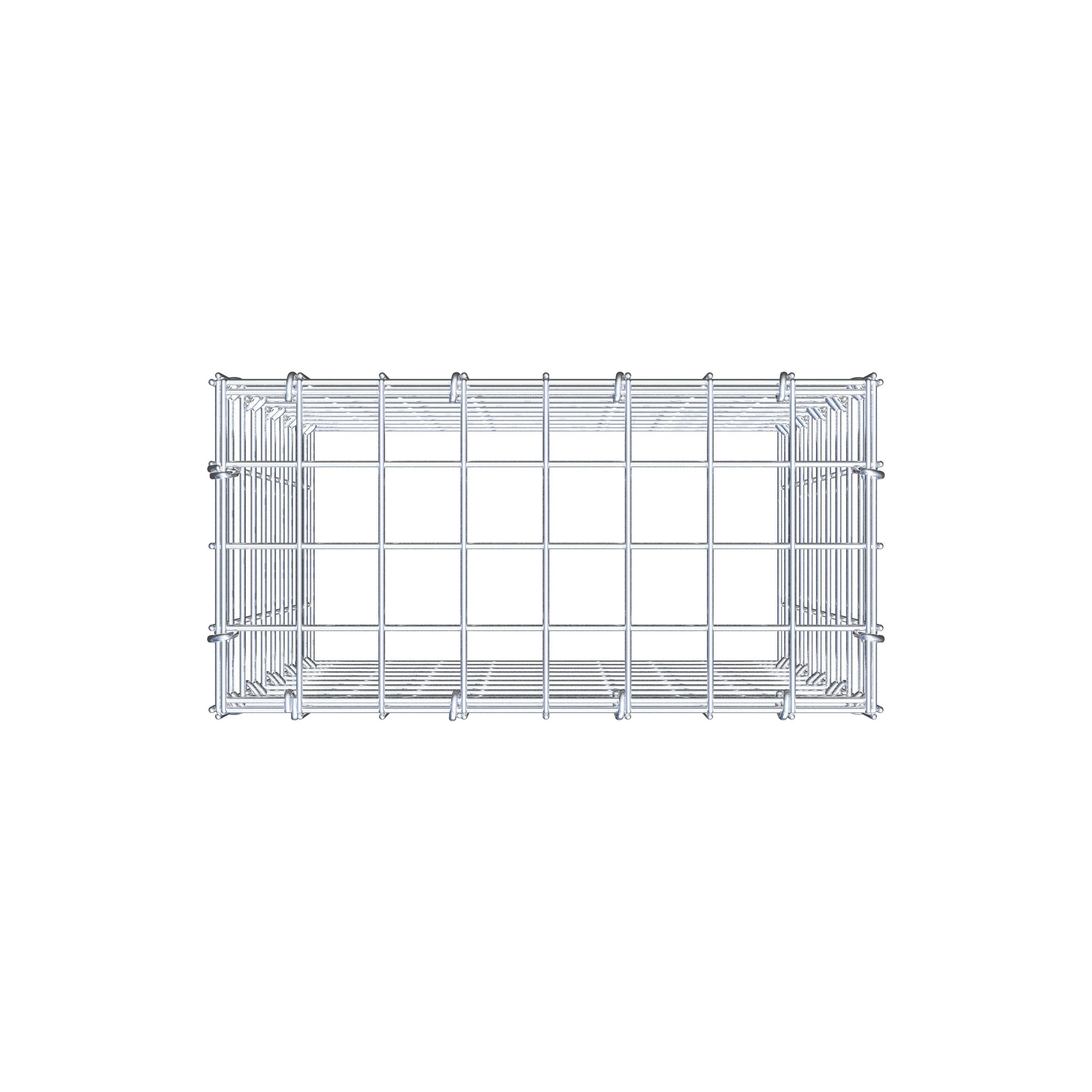 Gabião Tipo 3 50 cm x 40 cm x 20 cm (C x A x P), malhagem 5 cm x 5 cm, anel C