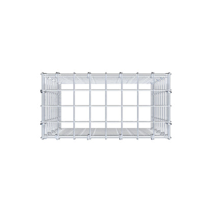 Anbaugabione Typ 3 50 cm x 40 cm x 20 cm (L x H x T), Maschenweite 5 cm x 5 cm, C-Ring