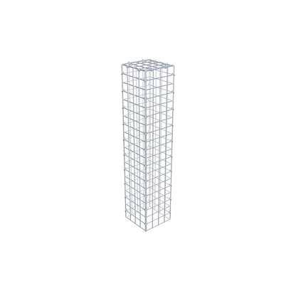 Monteret gabion type 3 100 cm x 20 cm x 20 cm (L x H x D), maskestørrelse 5 cm x 5 cm, C-ring