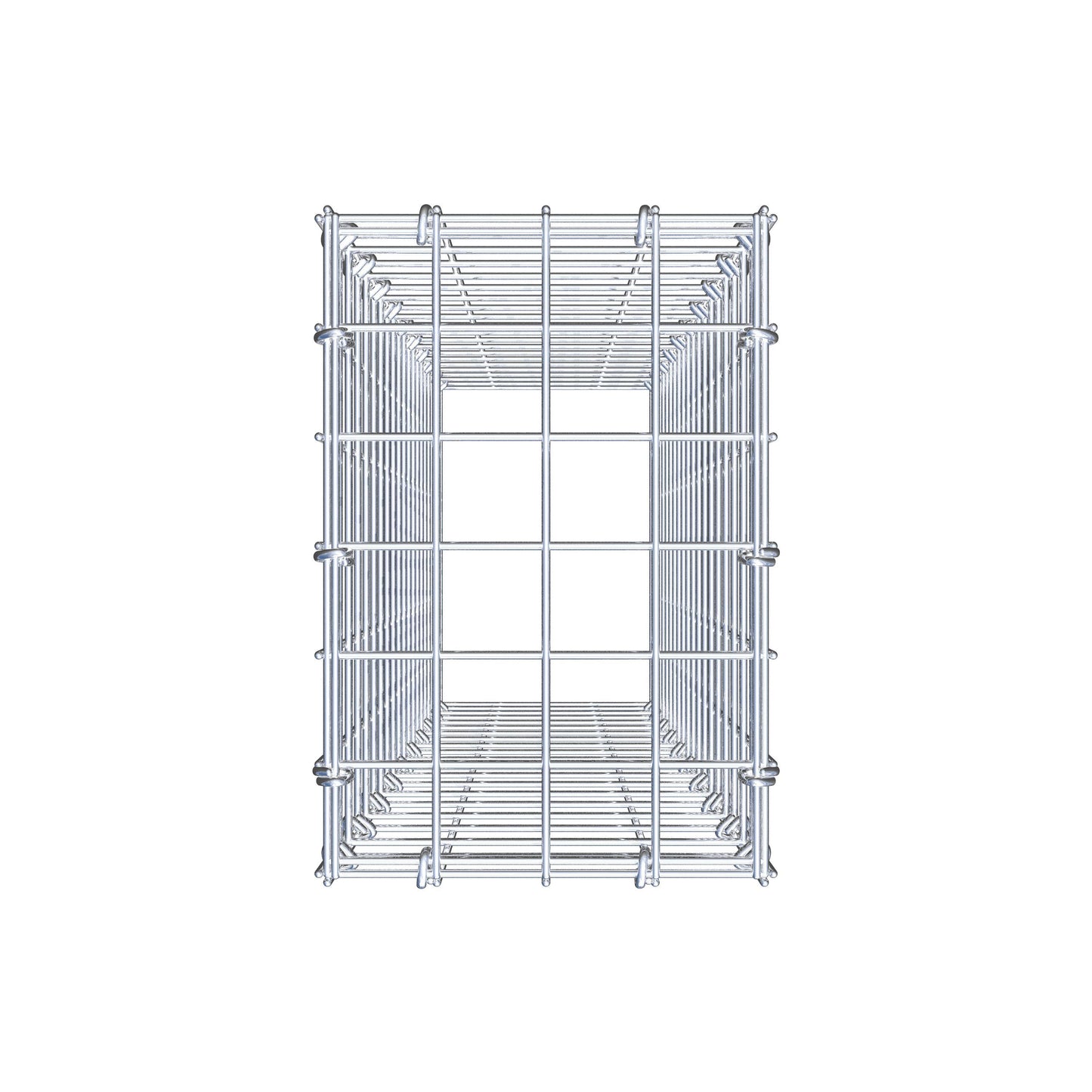 Gavión complementario de tipo 3 100 cm x 20 cm x 30 cm (L x A x P), malla 5 cm x 5 cm, anillo en C