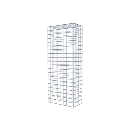 Typ 3 påbyggnadsgabion 100 cm x 20 cm x 40 cm (L x H x D), maskstorlek 5 cm x 5 cm, C-ring