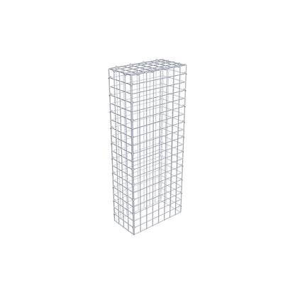 Typ 3 påbyggnadsgabion 100 cm x 20 cm x 40 cm (L x H x D), maskstorlek 5 cm x 5 cm, C-ring
