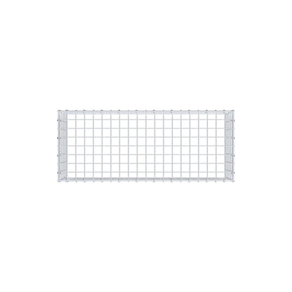 Typ 3 påbyggnadsgabion 100 cm x 30 cm x 40 cm (L x H x D), maskstorlek 5 cm x 5 cm, C-ring
