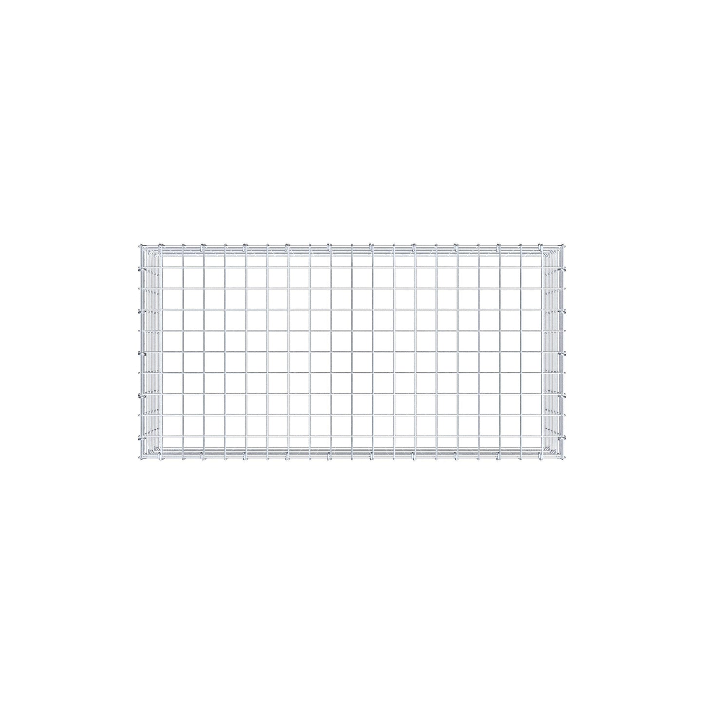 Anbaugabione Typ 3 100 cm x 30 cm x 50 cm (L x H x T), Maschenweite 5 cm x 5 cm, C-Ring