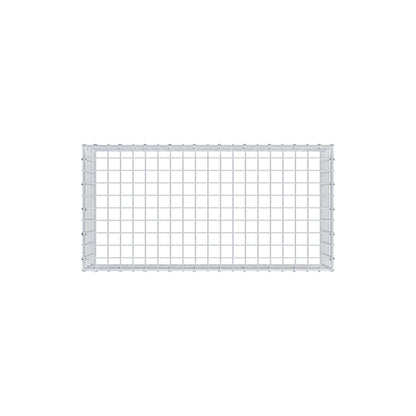 Anbaugabione Typ 3 100 cm x 30 cm x 50 cm (L x H x T), Maschenweite 5 cm x 5 cm, C-Ring