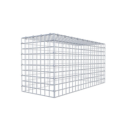 Typ 3 påbyggnadsgabion 100 cm x 50 cm x 40 cm (L x H x D), maskstorlek 5 cm x 5 cm, C-ring