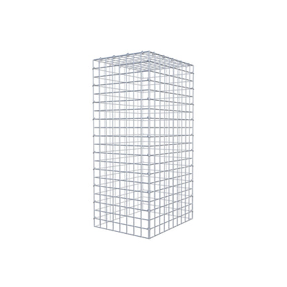 Typ 3 påbyggnadsgabion 100 cm x 50 cm x 40 cm (L x H x D), maskstorlek 5 cm x 5 cm, C-ring