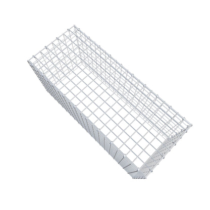 Typ 3 påbyggnadsgabion 100 cm x 50 cm x 40 cm (L x H x D), maskstorlek 5 cm x 5 cm, C-ring