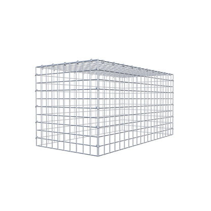 Monteret gabion type 3 100 cm x 50 cm x 50 cm (L x H x D), maskestørrelse 5 cm x 5 cm, C-ring