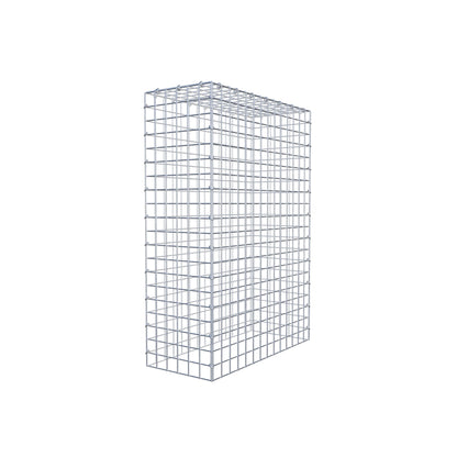 Typ 3 påbyggnadsgabion 100 cm x 70 cm x 30 cm (L x H x D), maskstorlek 5 cm x 5 cm, C-ring