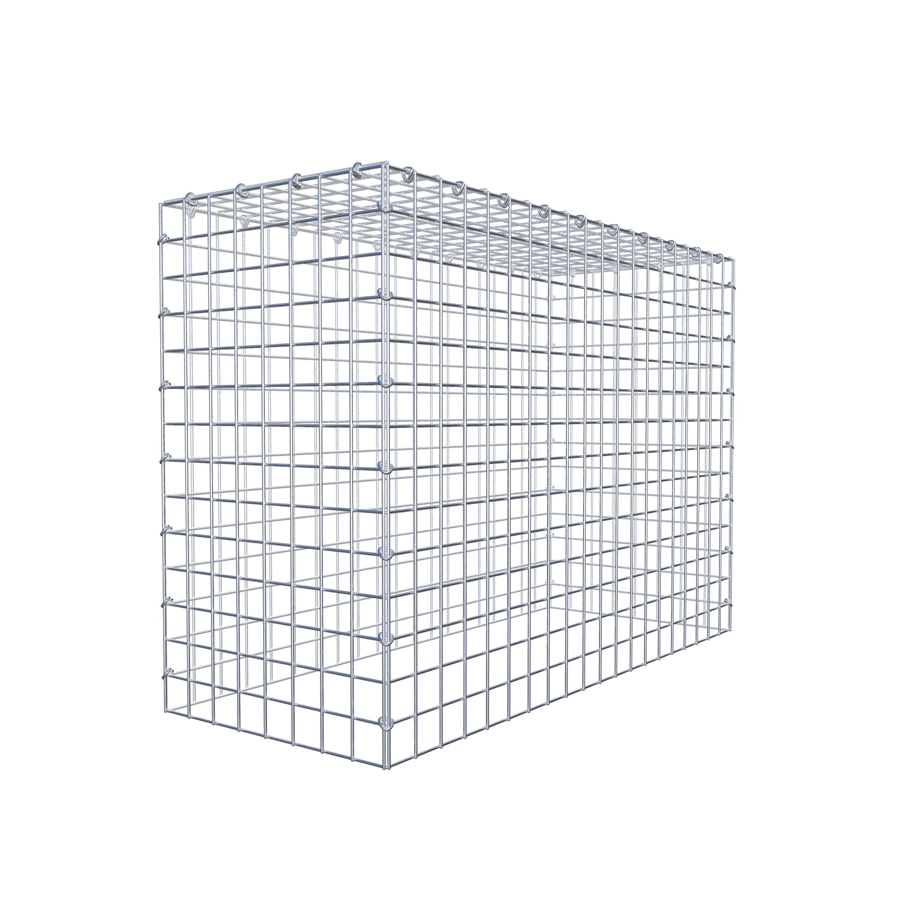 Mounted gabion type 3 100 cm x 70 cm x 40 cm (L x H x D), mesh size 5 cm x 5 cm, C-ring