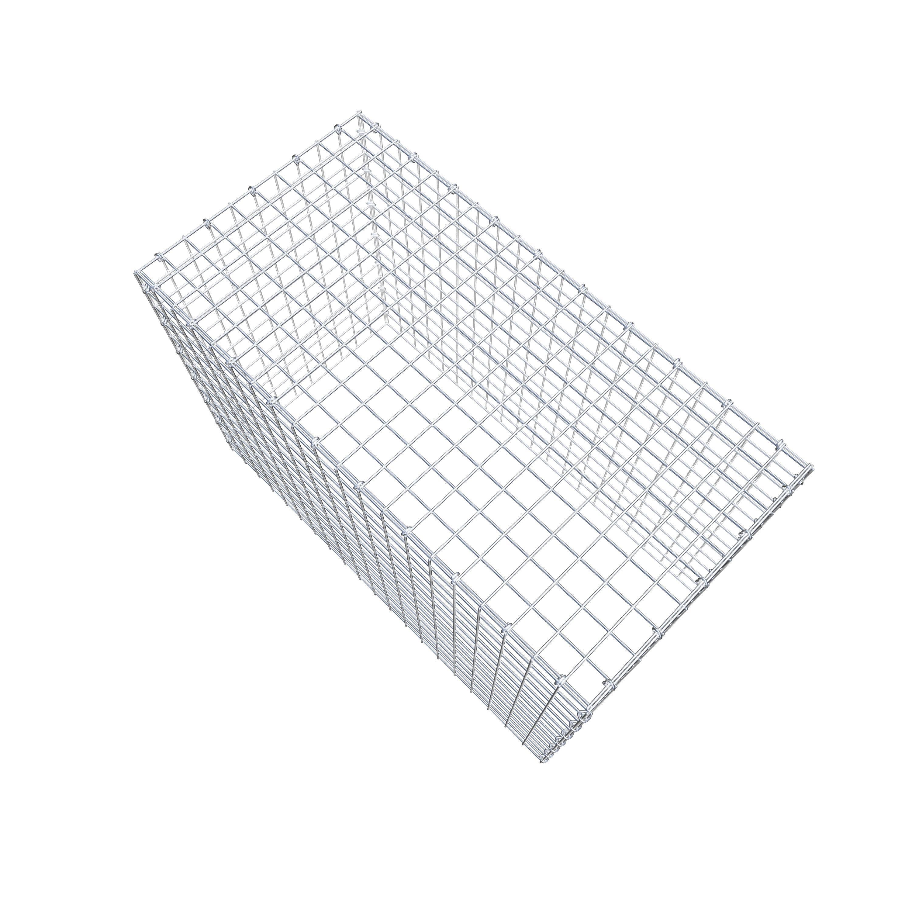 Gabião Tipo 3 100 cm x 70 cm x 50 cm (C x A x P), malhagem 5 cm x 5 cm, anel C