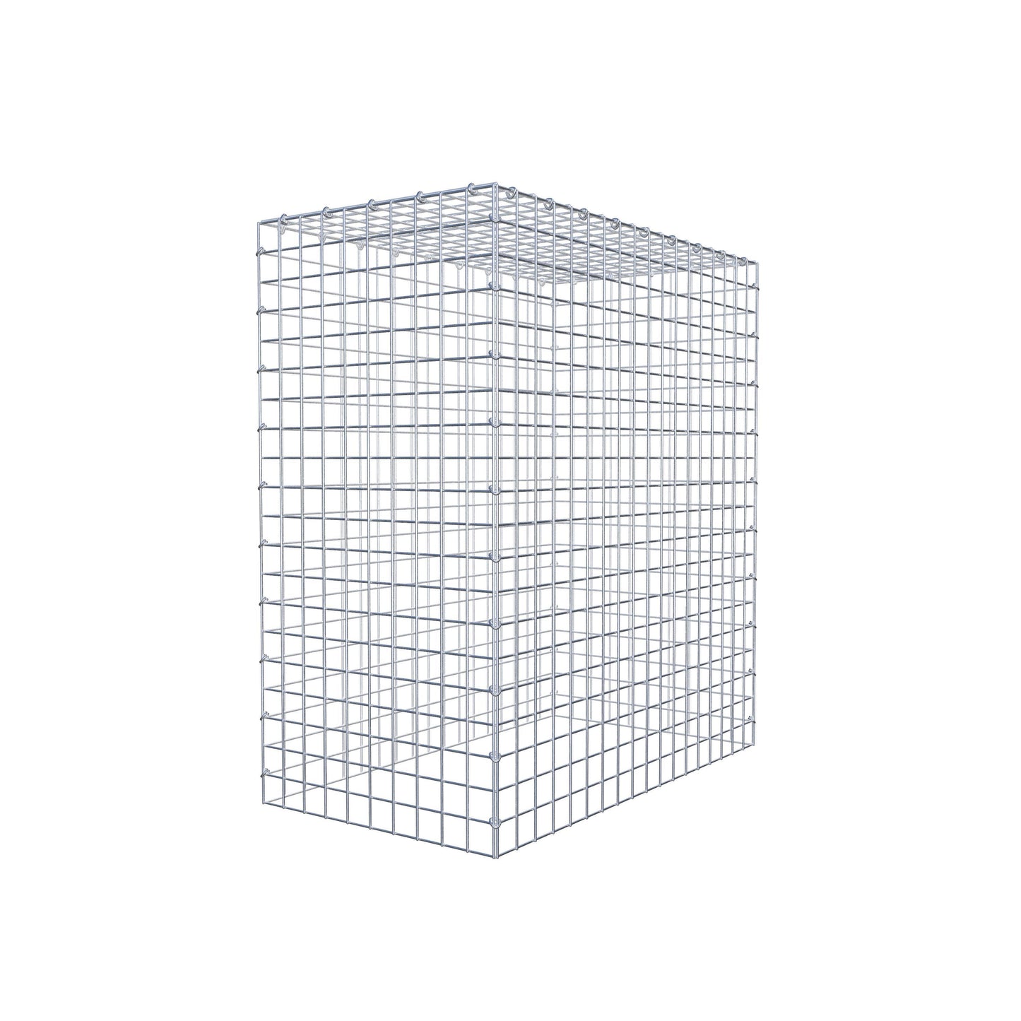 Mounted gabion type 3 100 cm x 90 cm x 50 cm (L x H x D), mesh size 5 cm x 5 cm, C-ring