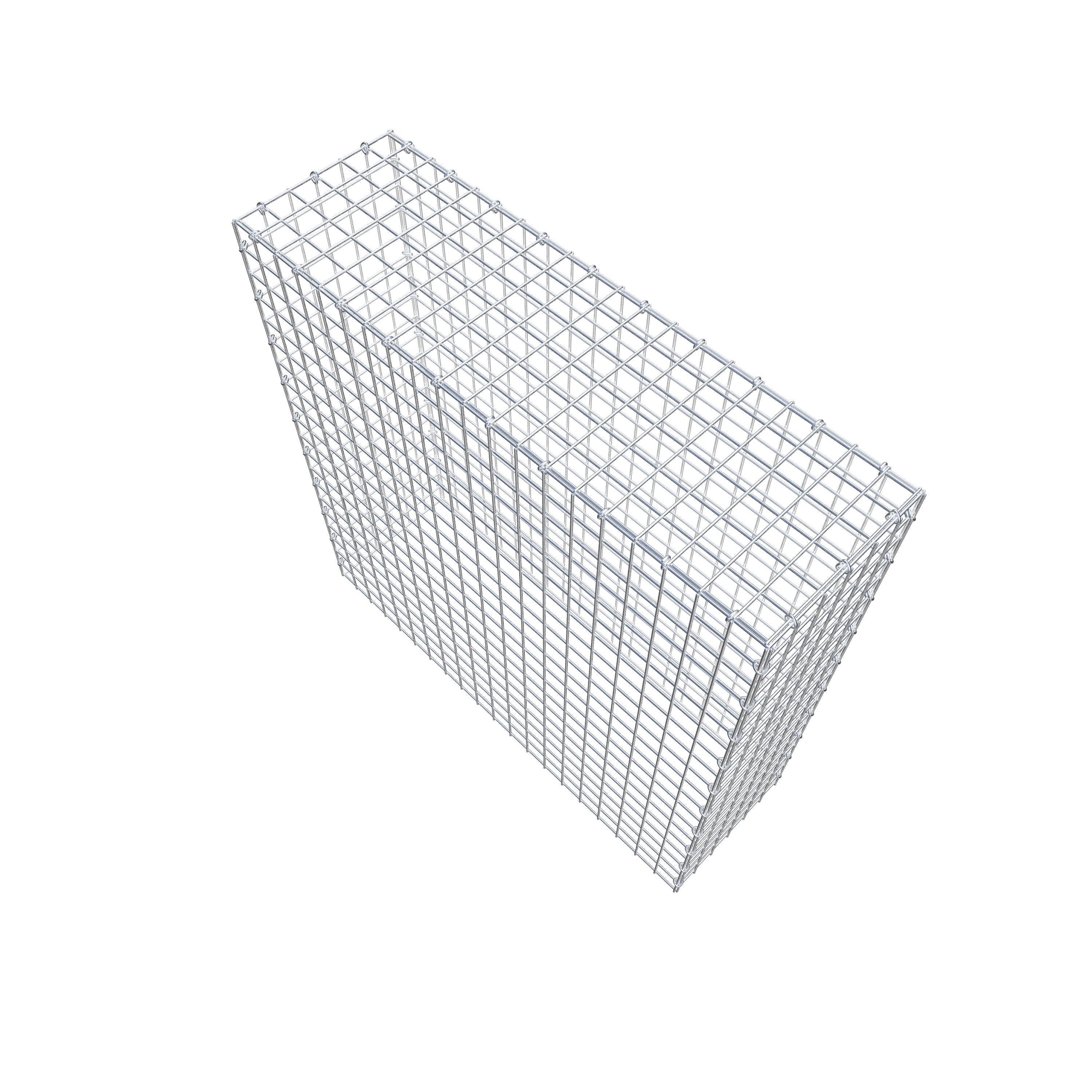 Gabião Tipo 3 100 cm x 100 cm x 30 cm (C x A x P), malhagem 5 cm x 5 cm, anel C