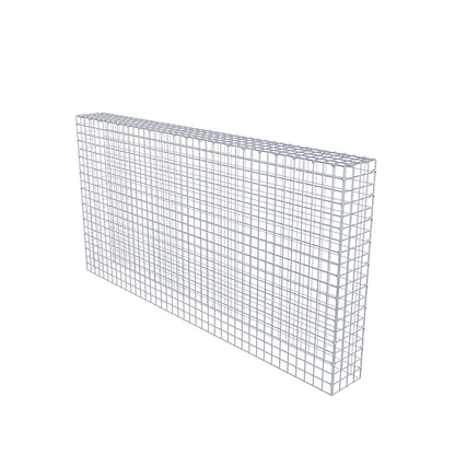Monteret gabion type 3 200 cm x 100 cm x 20 cm (L x H x D), maskestørrelse 5 cm x 5 cm, C-ring