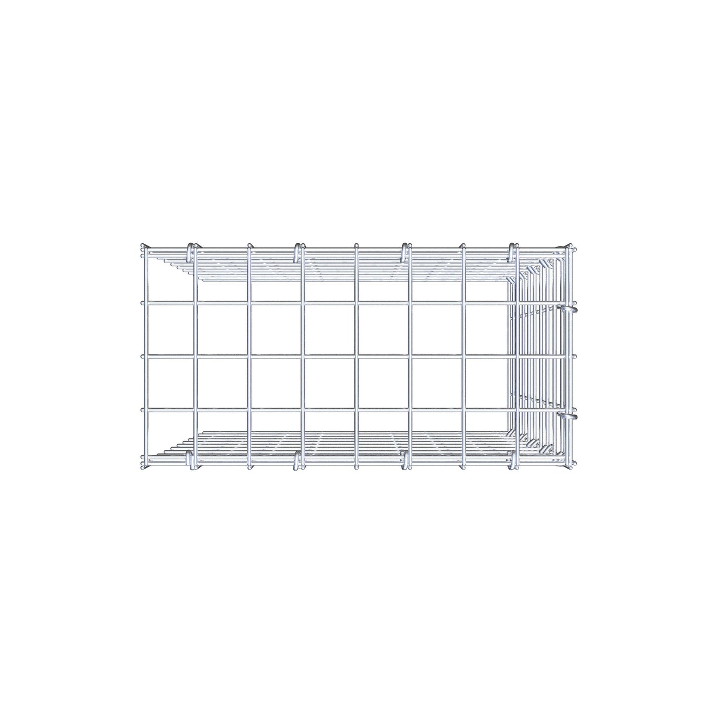 Tilläggspåle typ 4 50 cm x 40 cm x 20 cm (L x H x D), maskstorlek 5 cm x 5 cm, C-ring