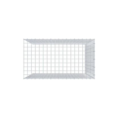 Extra gabion typ 4 100 cm x 90 cm x 50 cm (L x H x D), maskstorlek 5 cm x 5 cm, C-ring