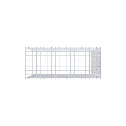 Mounted gabion type 4 100 cm x 100 cm x 40 cm (L x H x D), mesh size 5 cm x 5 cm, C-ring