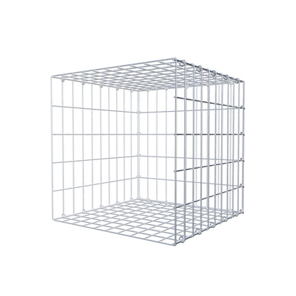 Mounted gabion type 2 50 cm x 50 cm x 50 cm, mesh size 5 cm x 10 cm, C-ring