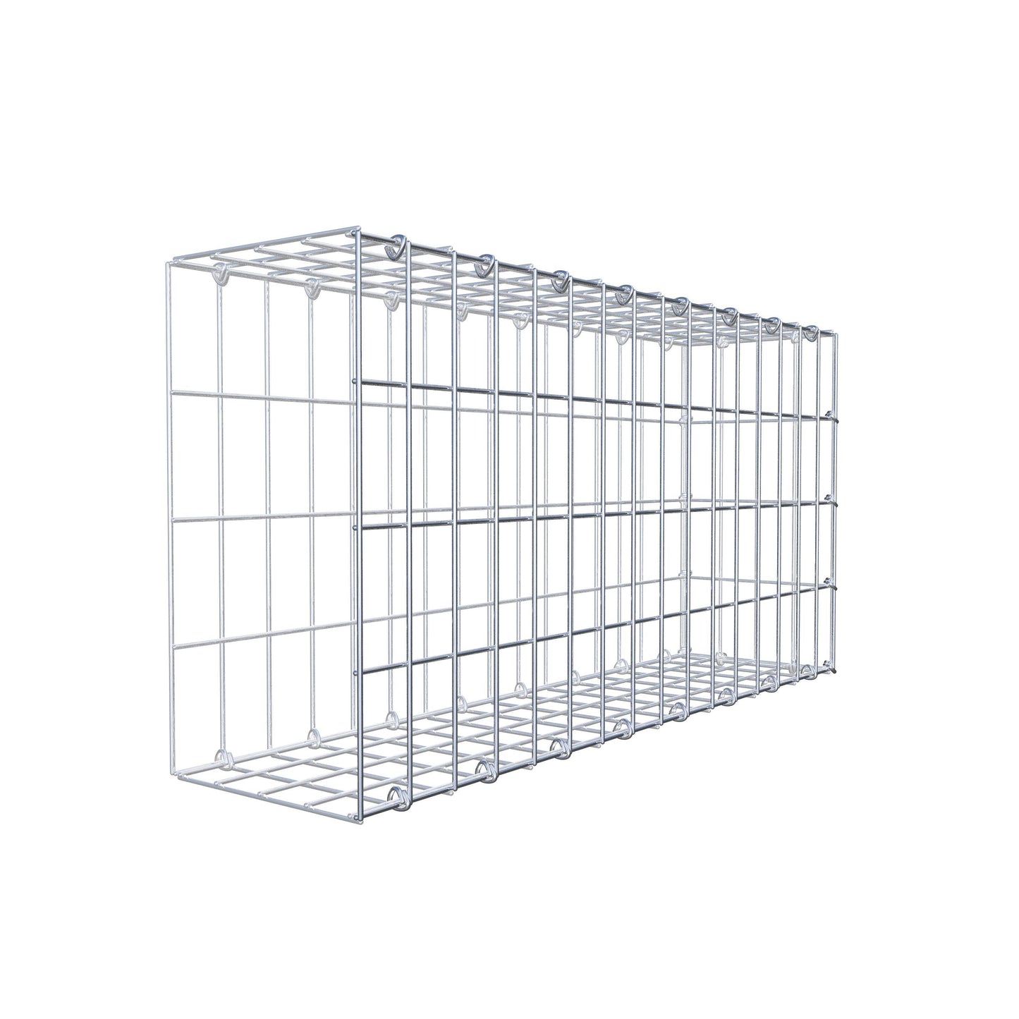 Fourche rapportée type 2 80 cm x 40 cm x 20 cm, mailles 5 cm x 10 cm, anneau en C