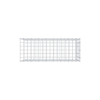 Anbaugabione Typ 2 80 cm x 40 cm x 30 cm, Maschenweite 5 cm x 10 cm, C-Ring