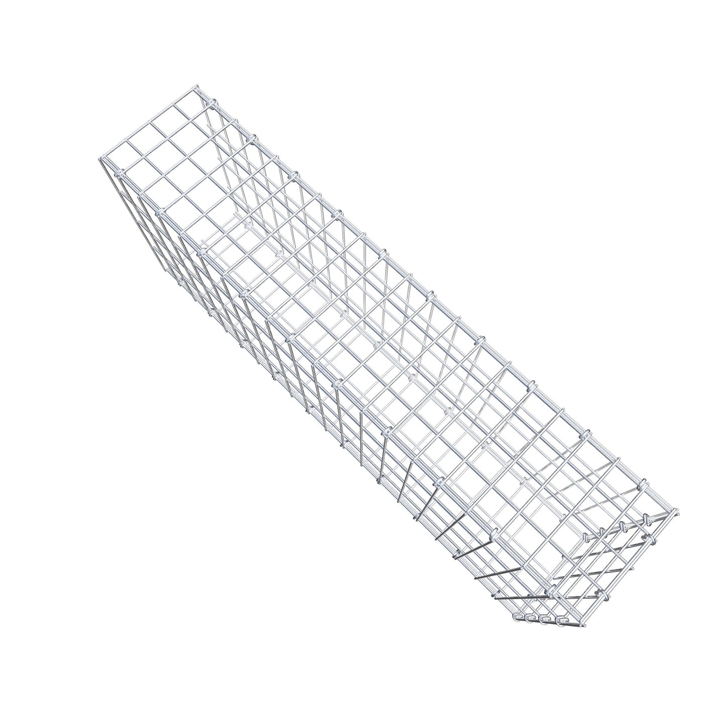Anbaugabione Typ 2 100 cm x 40 cm x 20 cm, Maschenweite 5 cm x 10 cm, C-Ring