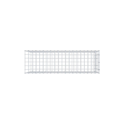 Anbaugabione Typ 2 100 cm x 50 cm x 30 cm, Maschenweite 5 cm x 10 cm, C-Ring